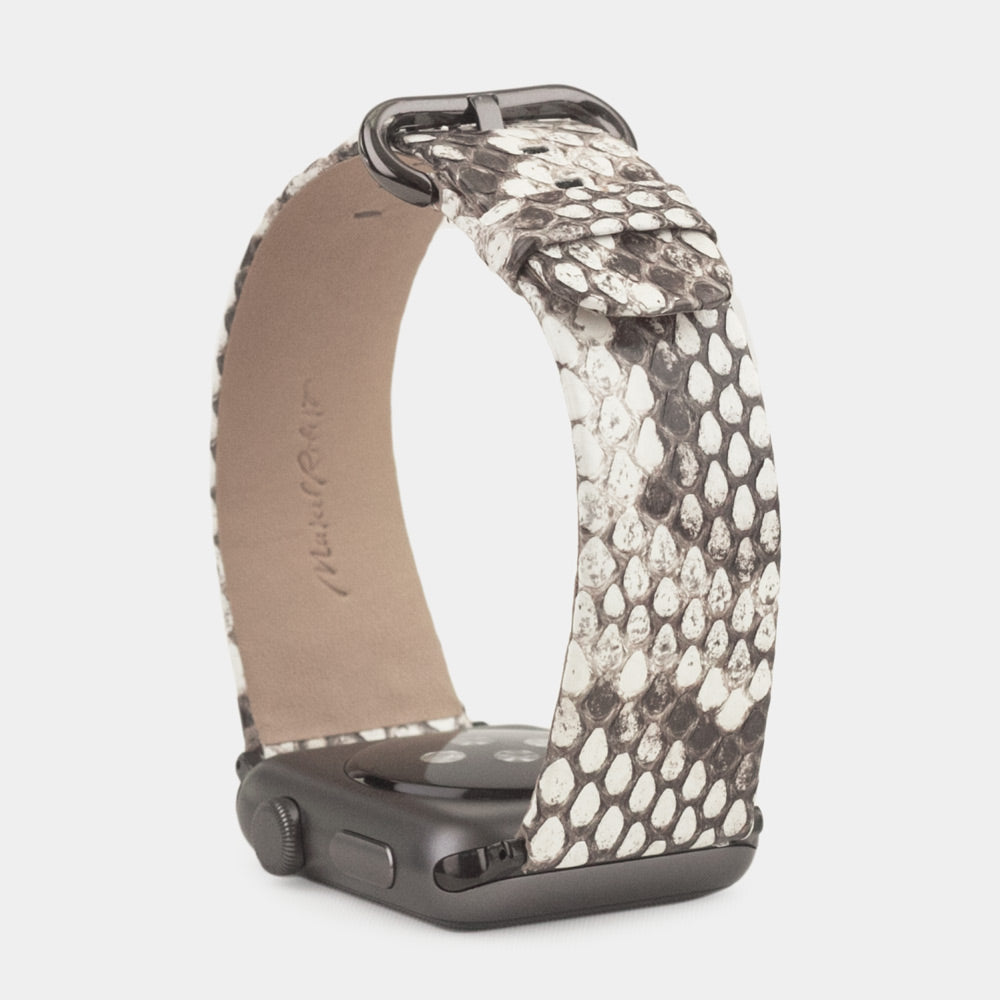 bracelet python Apple Watch 41 / 42mm naturel