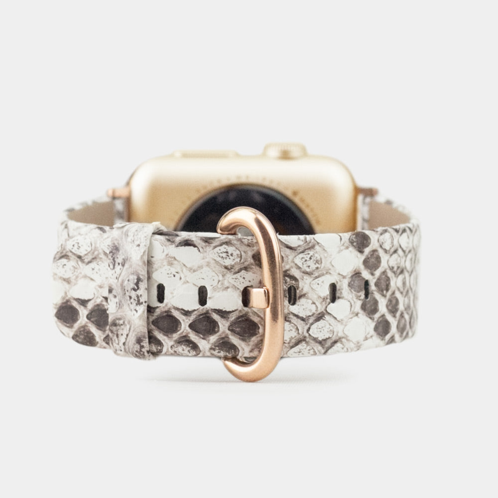 bracelet python Apple Watch 41 / 42mm naturel