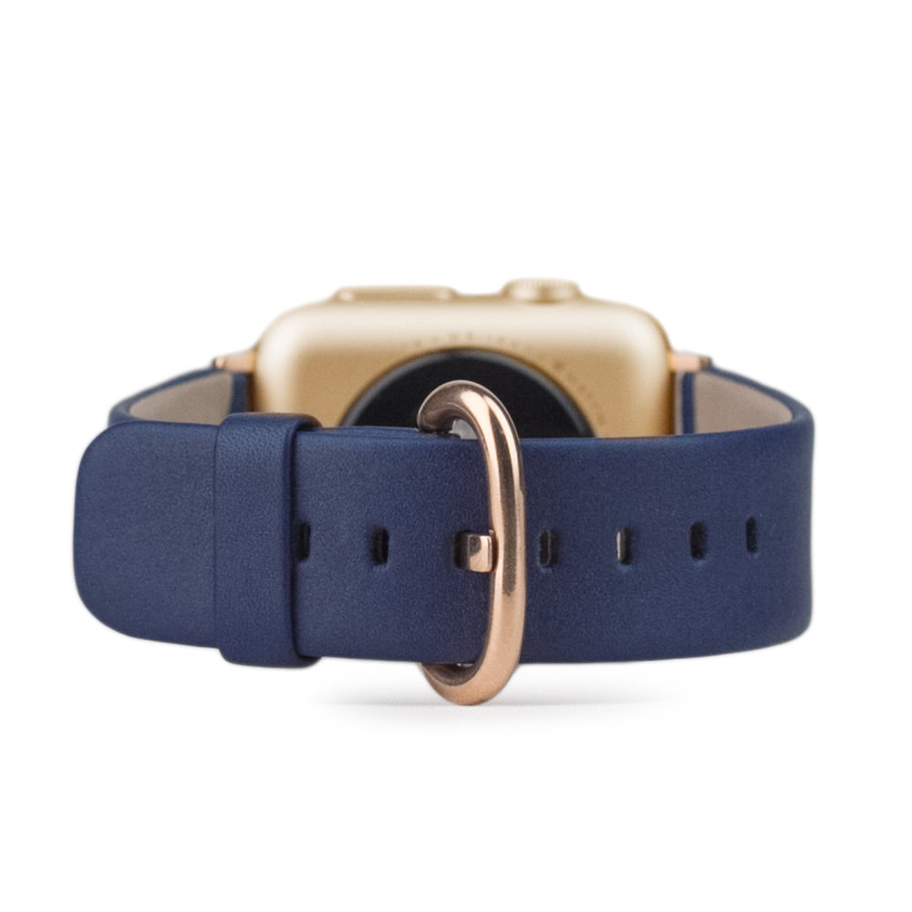 bracelet cuir Apple Watch 40 / 41mm bleu royal