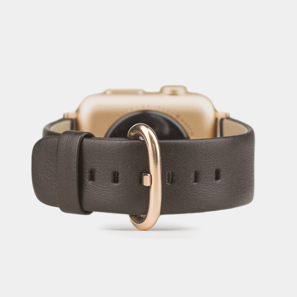 bracelet cuir Apple Watch 41 / 42mm brun