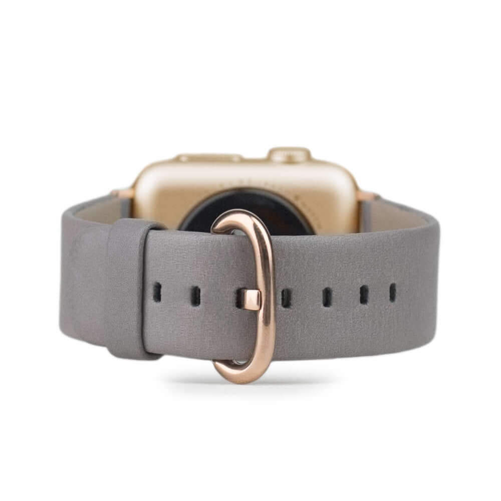 Leather Strap Apple Watch 45/46mm Grey | Marcel Robert - 1