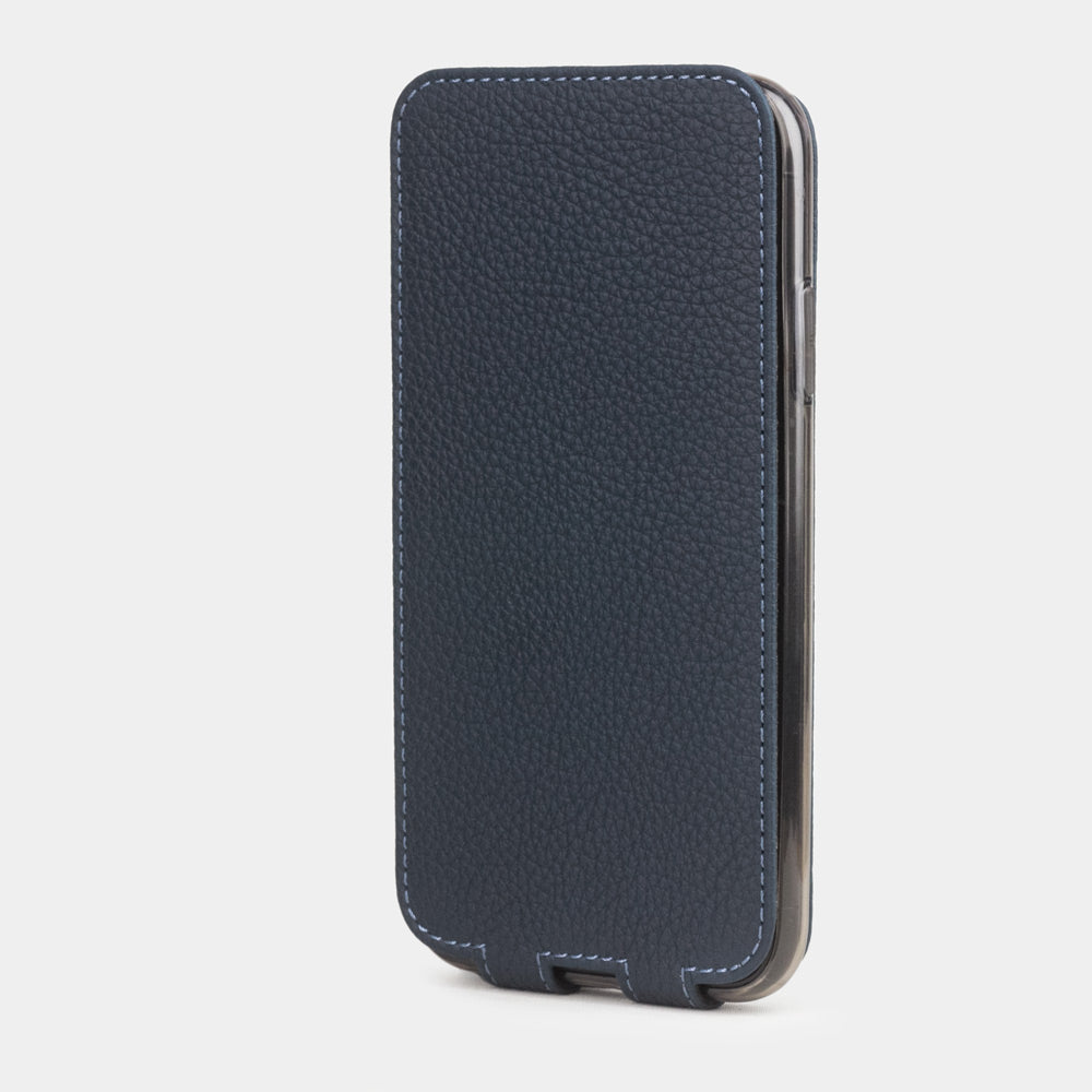 Leather case for iPhone 11 in Dark Blue | Marcel Robert - 4