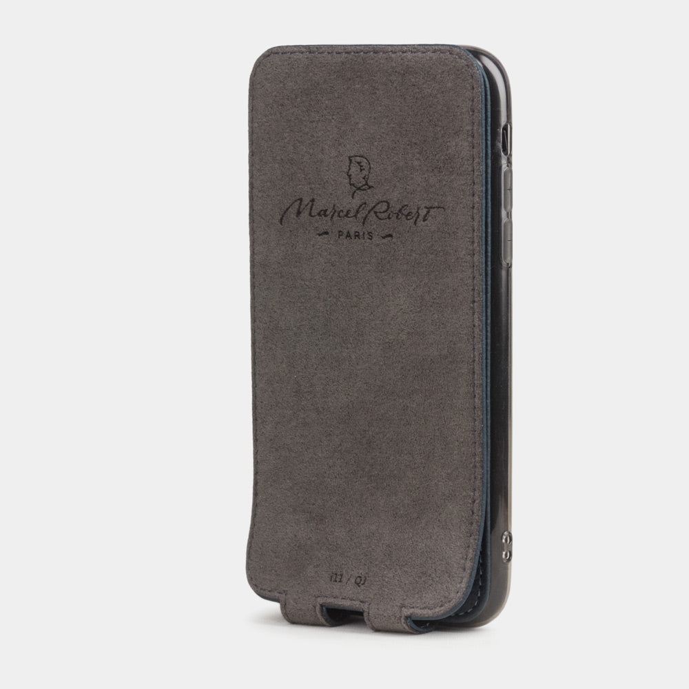 Leather case for iPhone 11 in Dark Blue | Marcel Robert - 5