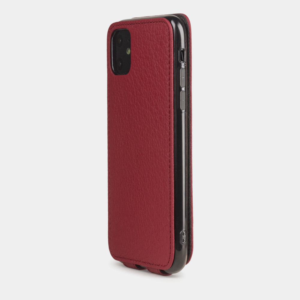 Leather Case for iPhone 11 Red Cherry | Marcel Robert - 2