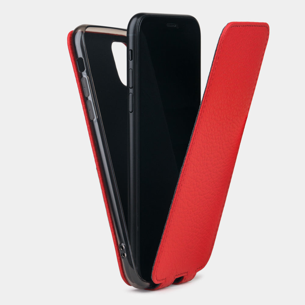 Premium Leather Case iPhone 11 Red | Marcel Robert - 8