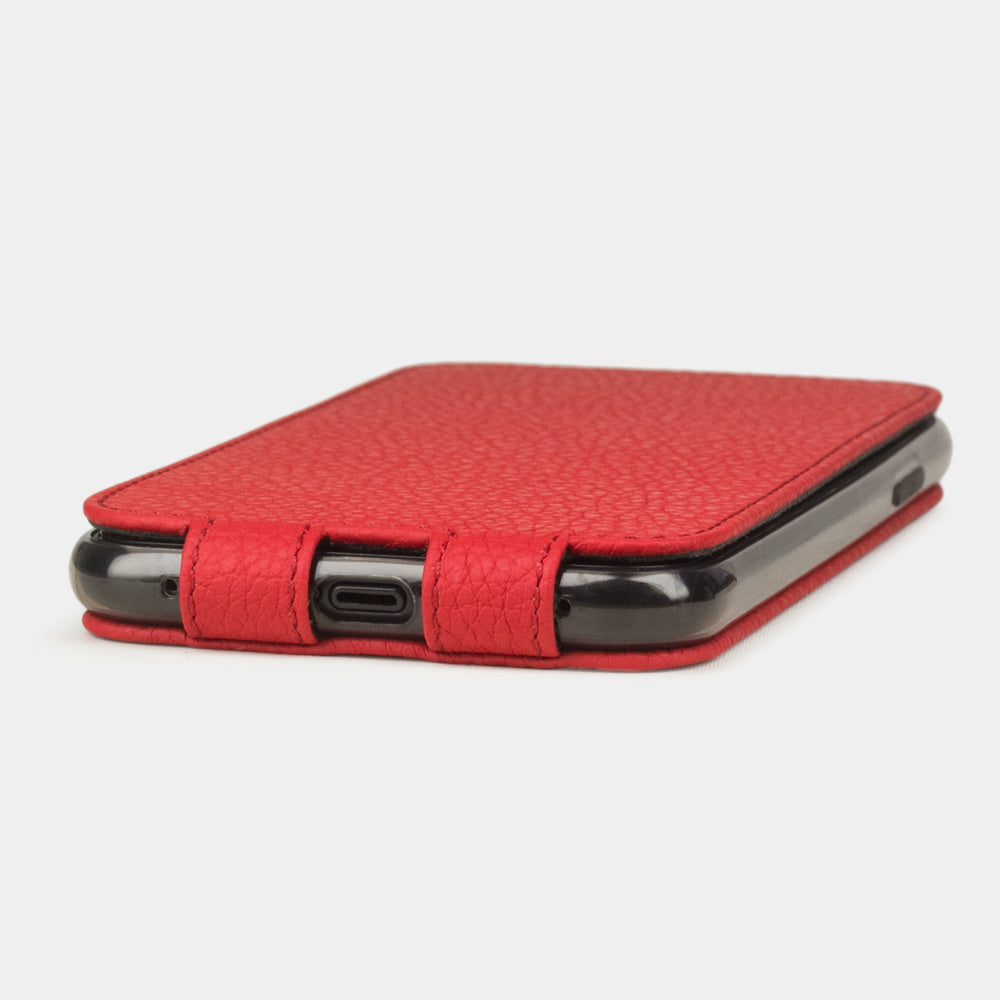 Premium Leather Case iPhone 11 Red | Marcel Robert - 5