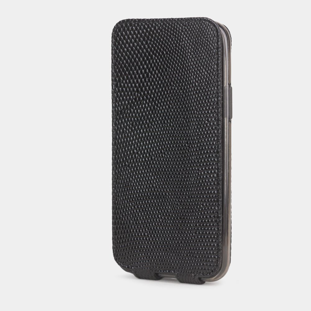 Premium Lizard Leather Case iPhone 11 Black | Marcel Robert - 2