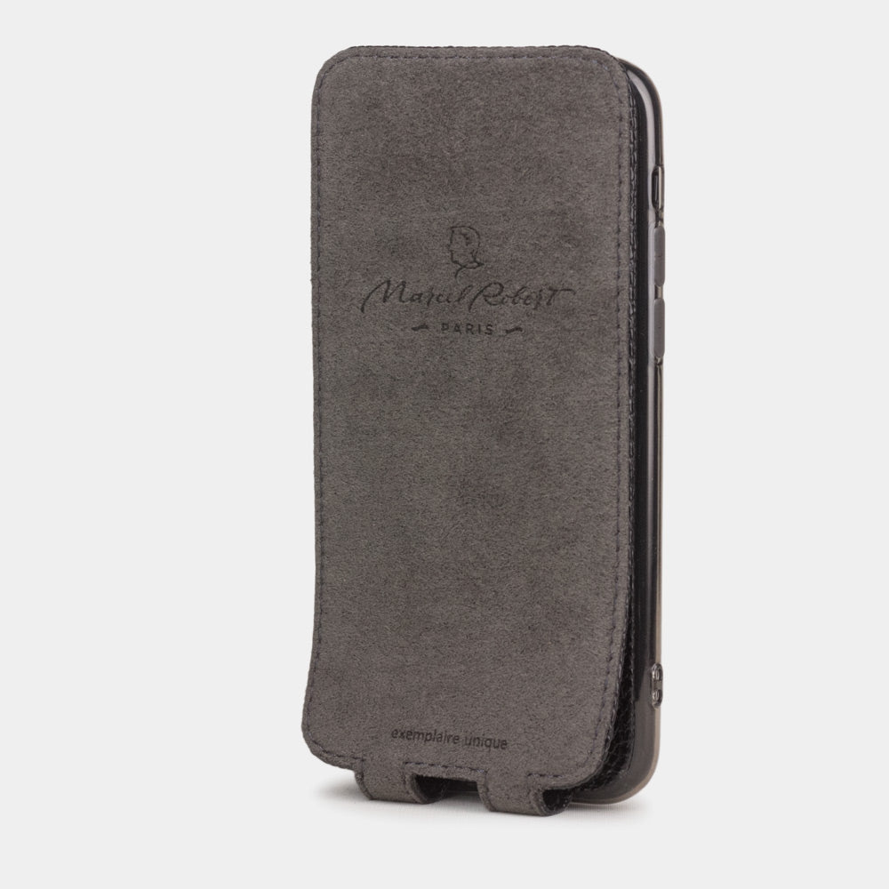 Lizard Leather Case iPhone 11 Pro Max Black | Marcel Robert - 0