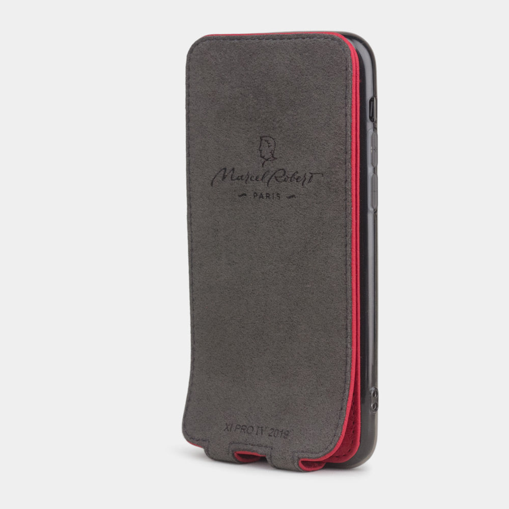 iPhone 11 Pro Lederhandyhülle Rot