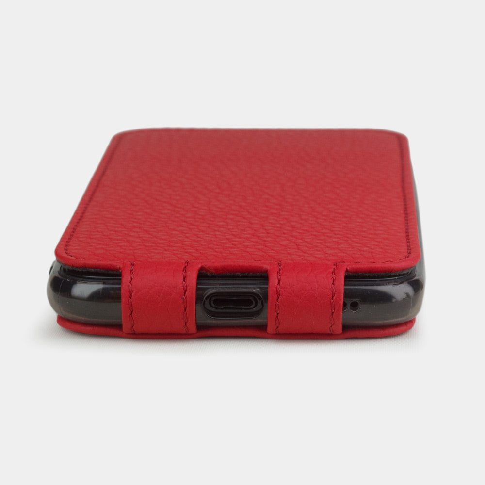 Premium Case iPhone 11 Pro Max Red Leather | Marcel Robert - 6