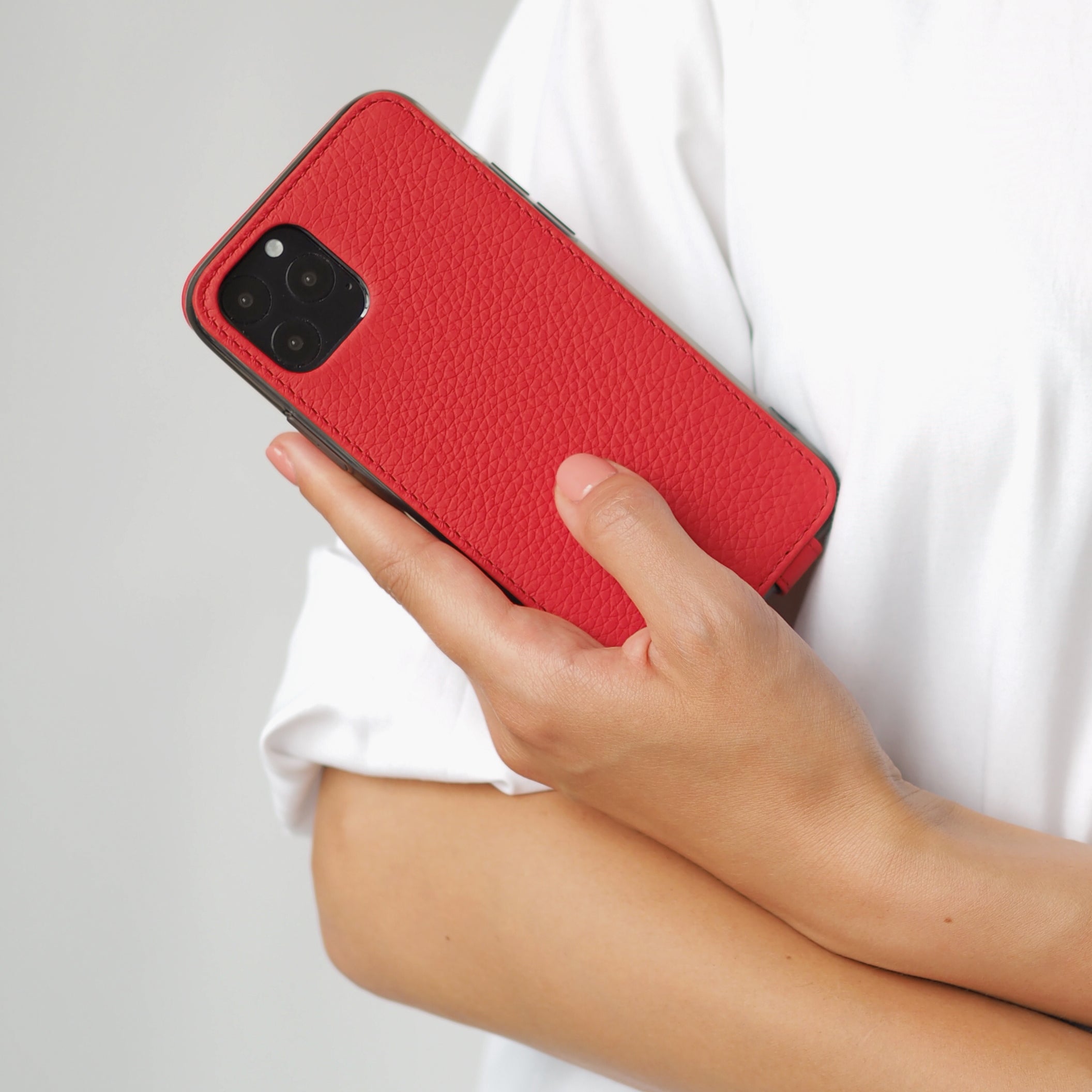 Premium Case iPhone 11 Pro Max Red Leather | Marcel Robert - 8