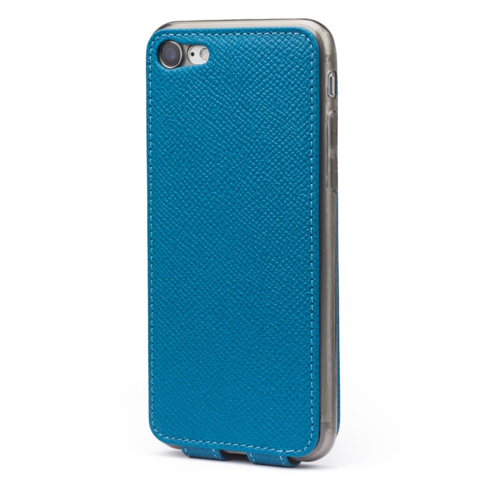 Premium Leather Case iPhone SE Blue Aquamarine | Marcel Robert - 5