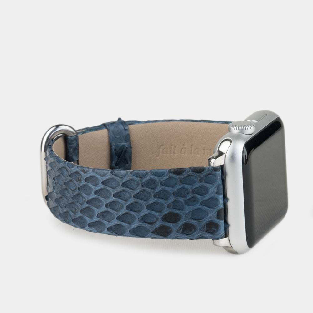 strap apple watch 40 / 41mm python blue