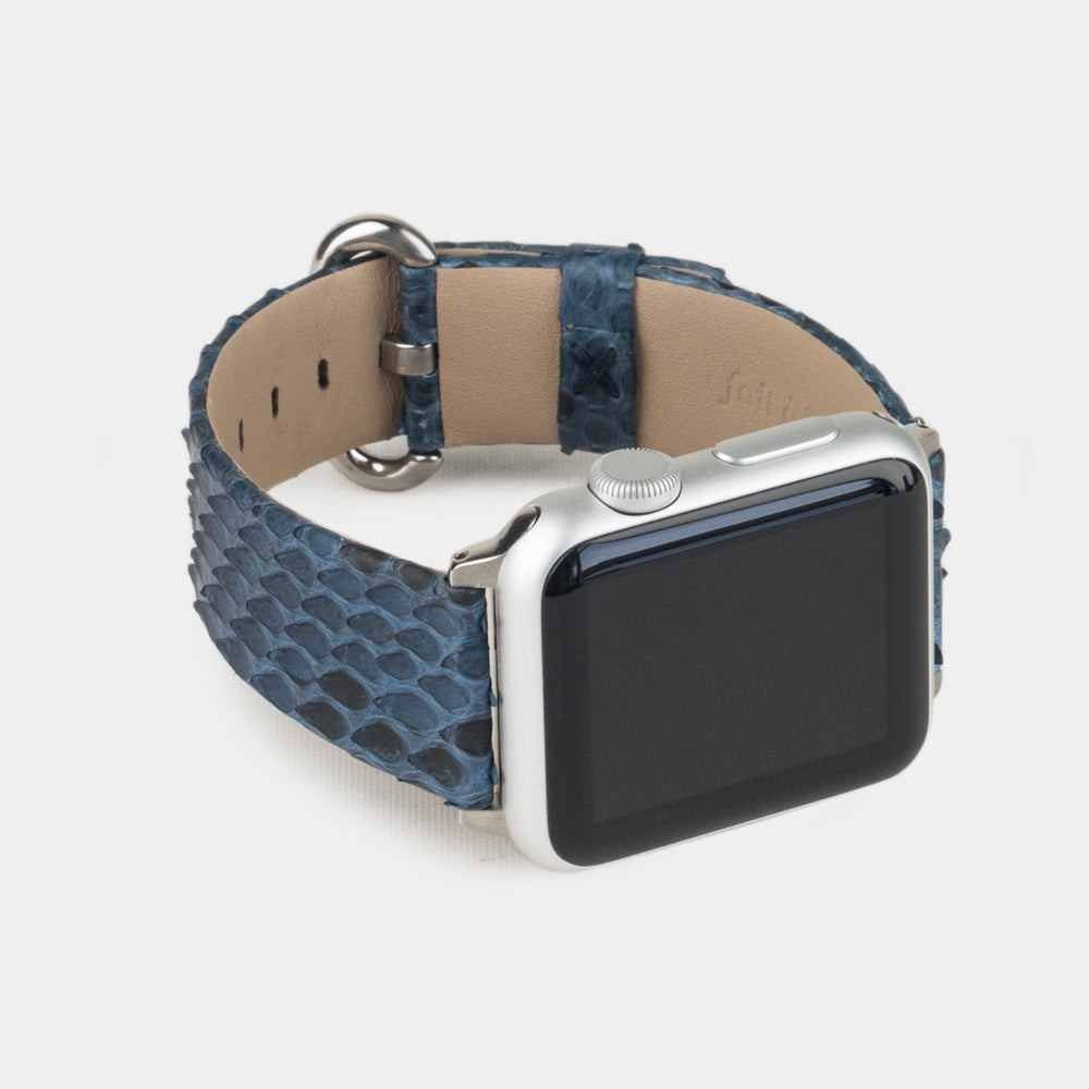 strap apple watch 40 / 41mm python blue