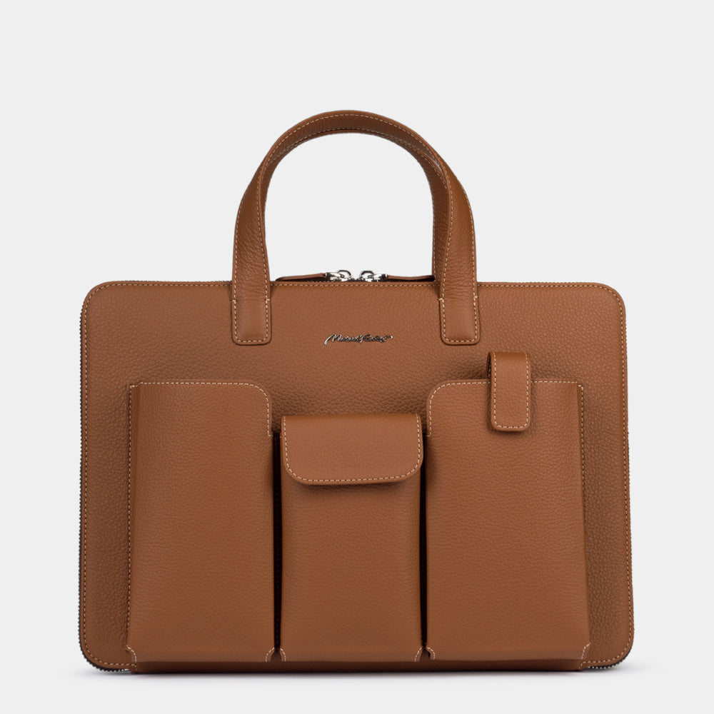 Notebooktasche 14'' Bocage mit Fächern gold