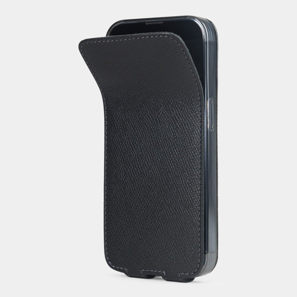 Premium Black Leather Case iPhone 15 Pro Max | Marcel Robert - 4