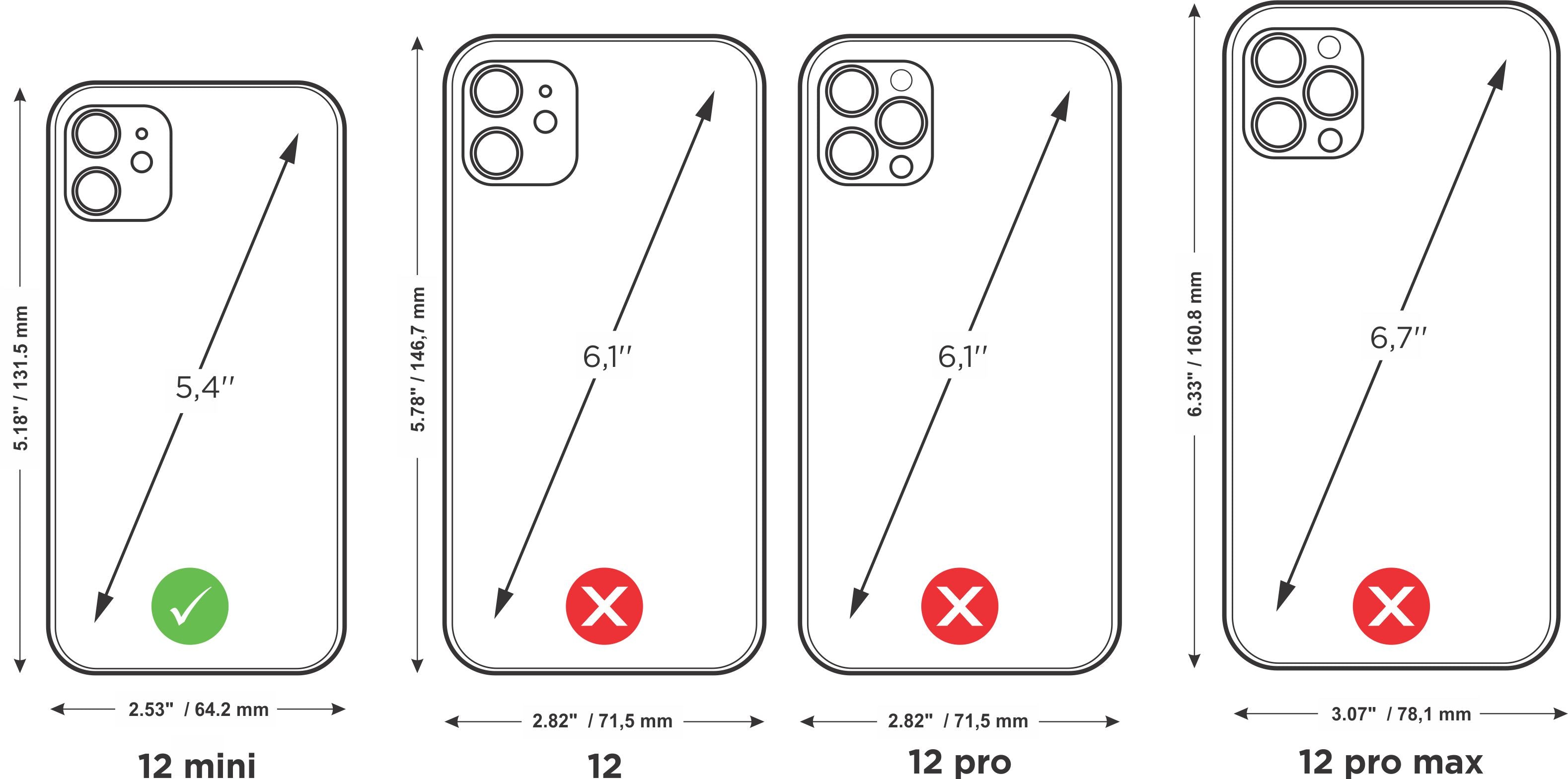 Hülle iPhone 12 Mini Straußgrau