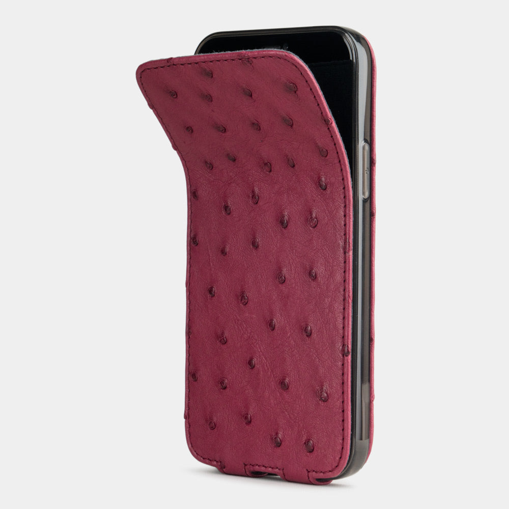 case iPhone 12 Pro ostrich fuchsia | Marcel Robert