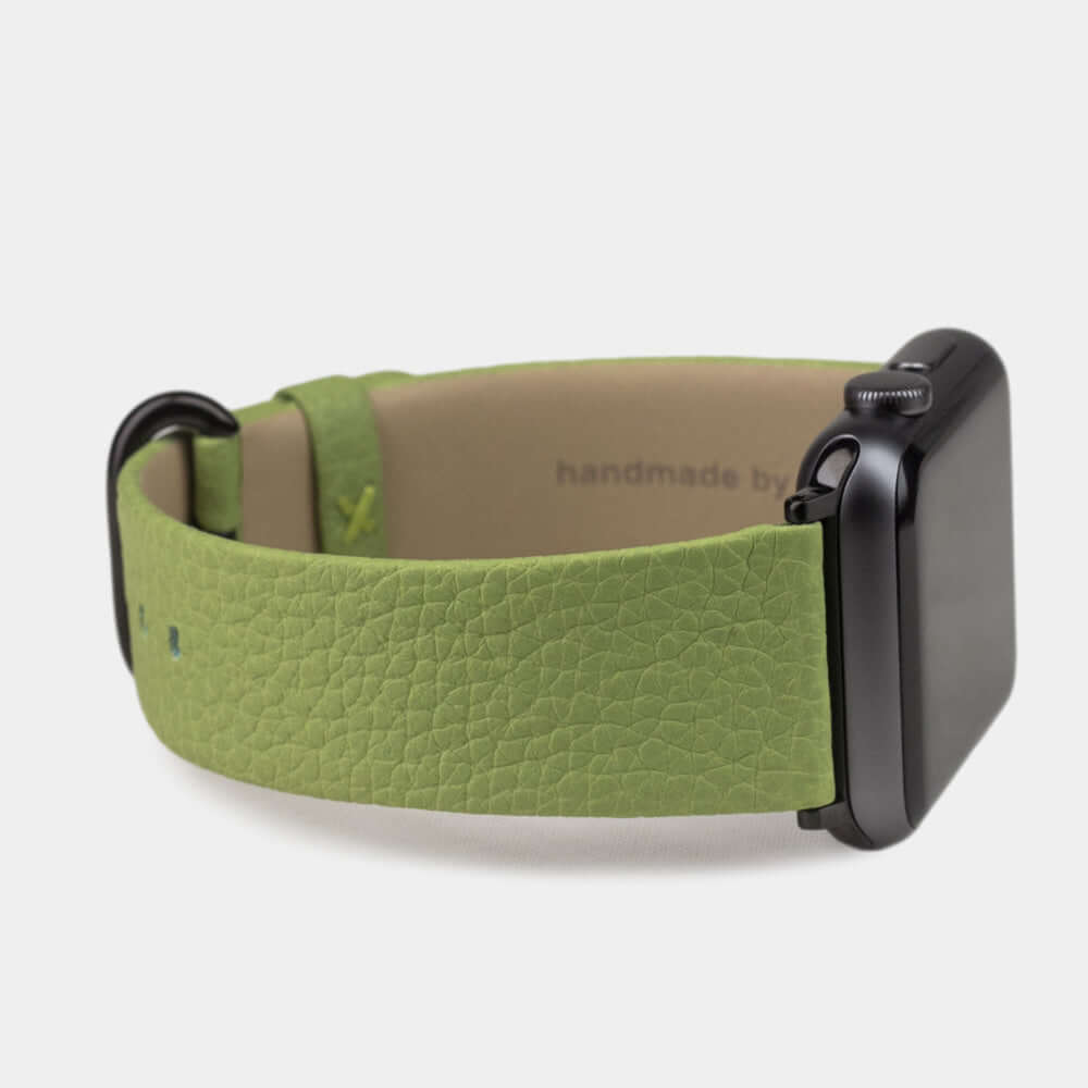 Leather Strap Apple Watch 45/46mm Olive | Marcel Robert - 7