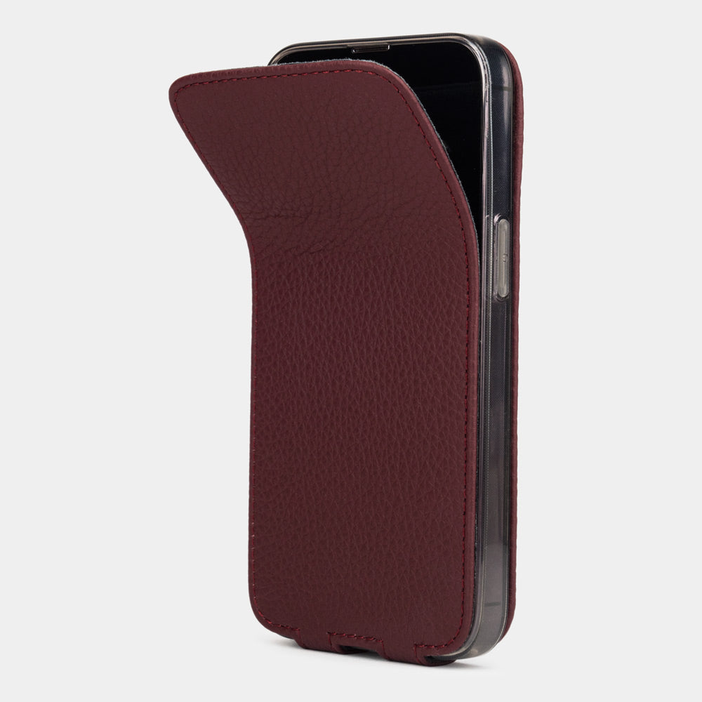 case iPhone 13 bordeaux