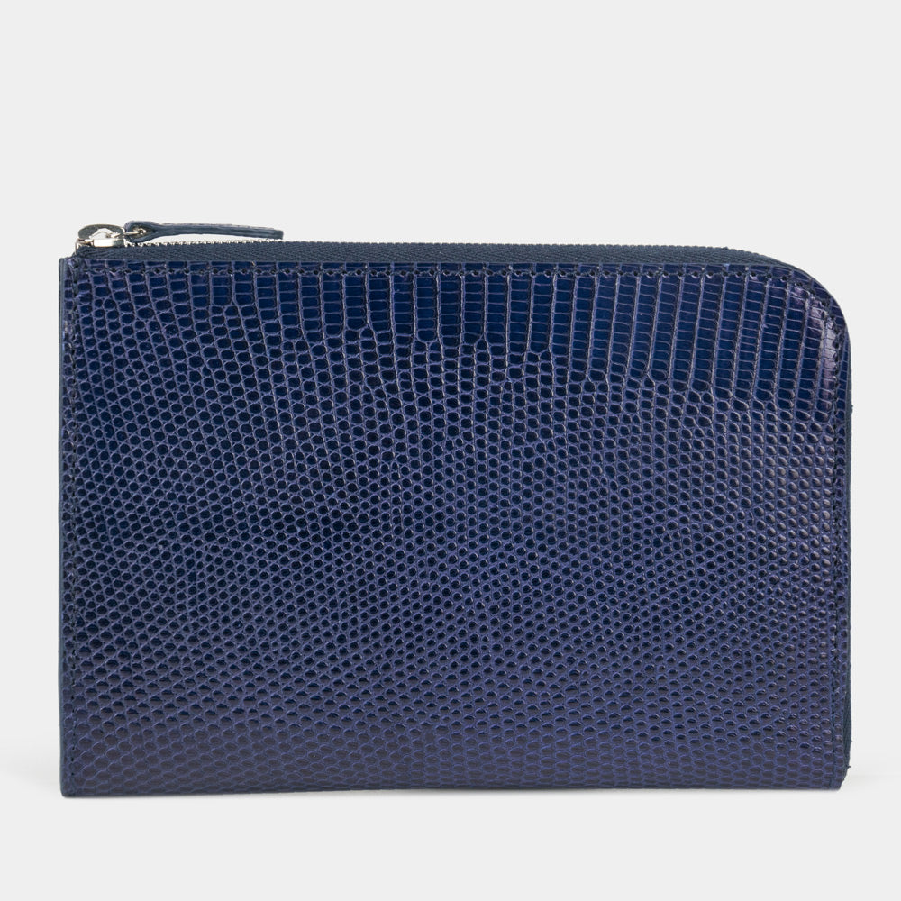 wallet Pont-Aven lizard blue