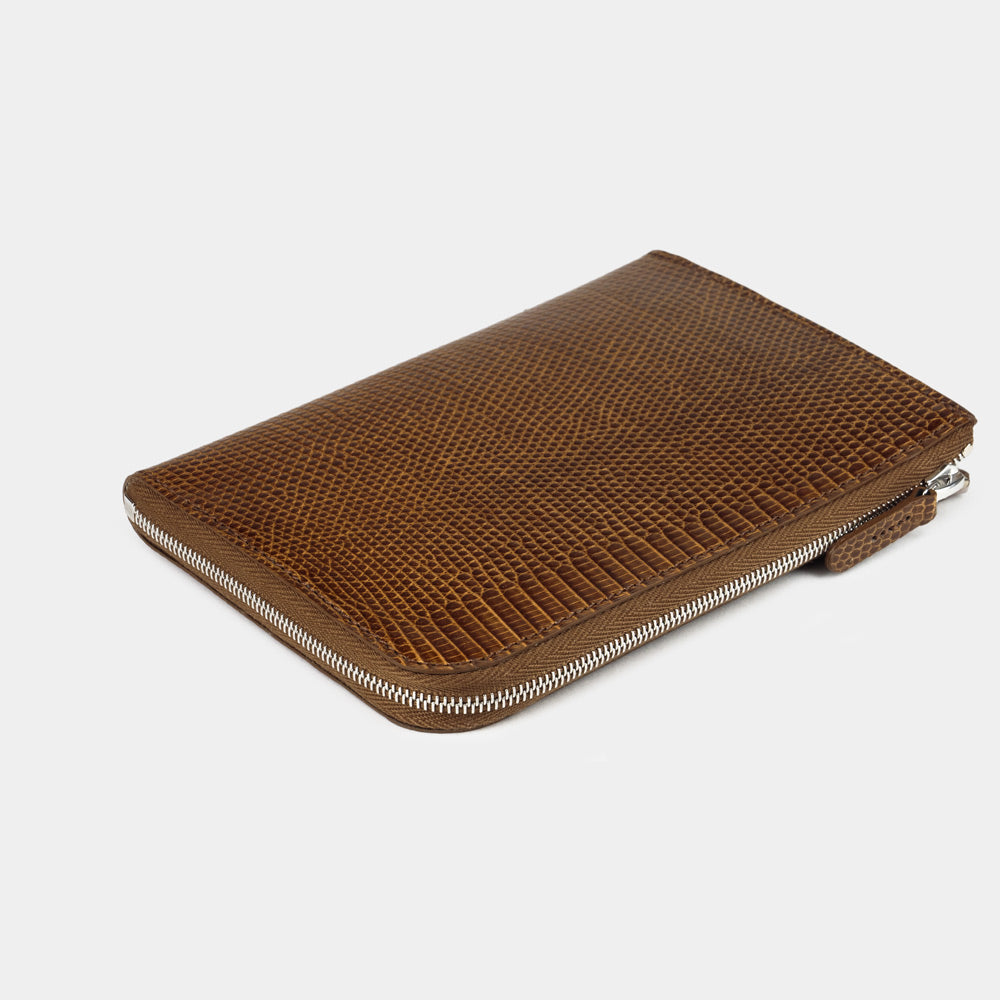 wallet Pont-Aven lizard brown