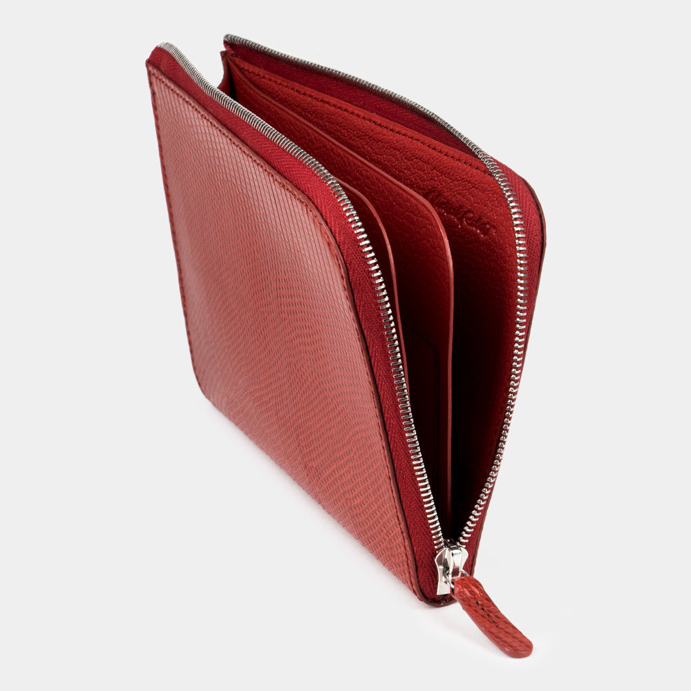 wallet Pont-Aven lizard red