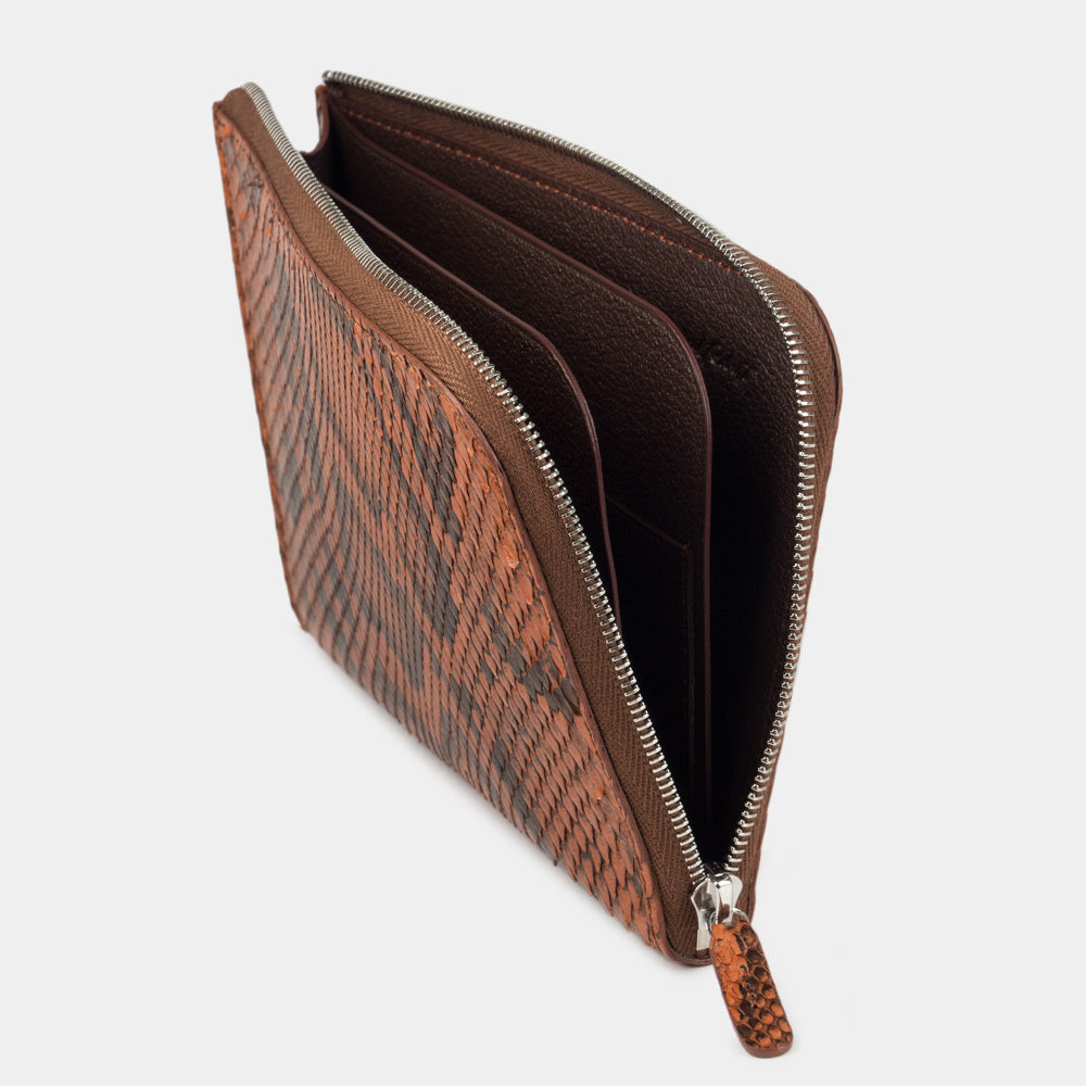 wallet Pont-Aven python gold