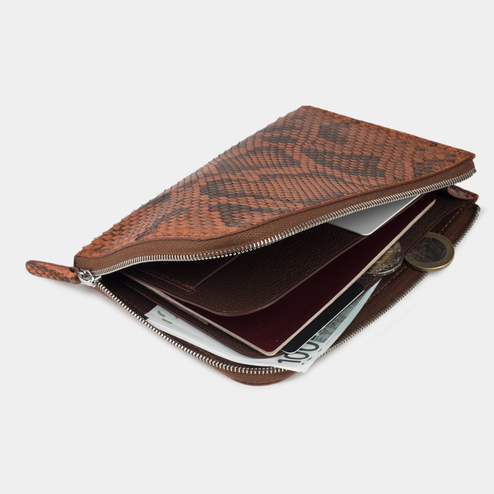 wallet Pont-Aven python gold